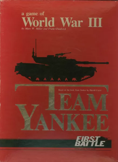 <i>Team Yankee</i> (board game) 1987 Board game