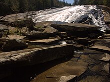 Bottom portion of Bridal Veil Falls