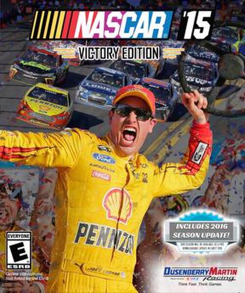 Cover art featuring Joey Logano