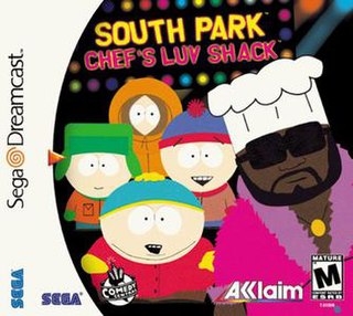<i>South Park: Chefs Luv Shack</i> 1999 game show-style party video game