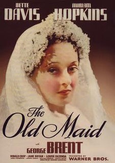 <i>The Old Maid</i> (1939 film) 1939 film by Edmund Goulding