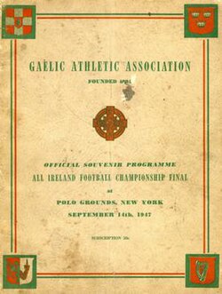 1947
All-Ireland Senior Football Championship Final-programe.jpg