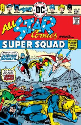 All Star Comics #58 (January–February 1976), art by Mike Grell.