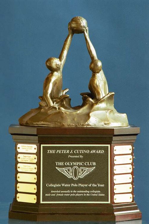 Peter J. Cutino Award trophy to the Player-of-the-Year