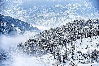 Patnitop Hill Station in Jammu and Kashmir, India