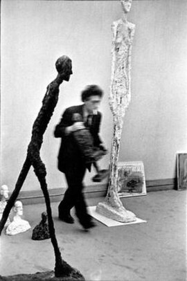 Alberto Giacometti Photo by Henri Cartier-Bresson