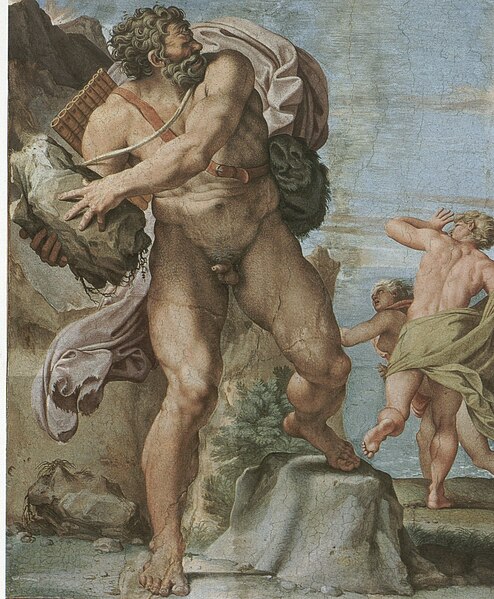 File:Polyphemus Furioso - Annibale Carracci - 1597 - Farnese Gallery, Rome.jpg