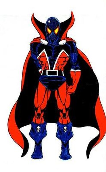 Prototype version of the character Spawn, which McFarlane drew in his teens