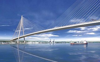 Gordie Howe International Bridge Future crossing of the Detroit River