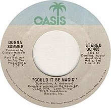 Could it be magic by Donna Summer A-side US vinyl.jpg
