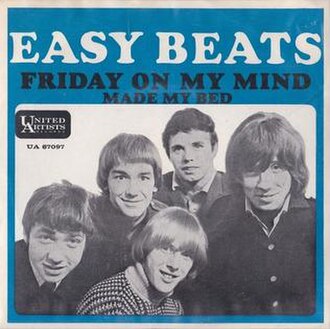 Cover of the 1966 Australian single