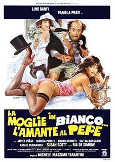 <i>La moglie in bianco... lamante al pepe</i> 1981 film by Michele Massimo Tarantini