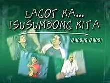 A collection of images featuring Richard Gomez, Joey Marquez, Raymart Santiago and Benjie Paras, over a green background. The series title is displayed on the upper side of the image.