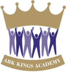 Училищното лого на ARK Kings Academy в Бирмингам.png