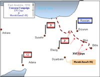 The 19th division at the Battle of Gallipoli, with which he confronted nearly all of the Allied landings