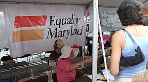 Equality Maryland's booth at 2007 Capital Pride EQMD dcpride.jpg