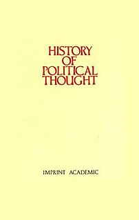 <i>History of Political Thought</i> Academic journal