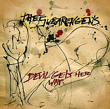 جلد اصلی آلبوم Devil Gets Her Way توسط گروه The Swearengens Jun 2012.jpg