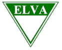 Elva racing car manufacturer logo.