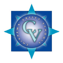 Logo des écoles de la vallée de Chippewa.png