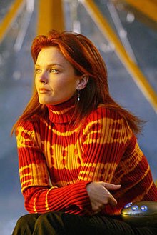 Dina Meyer as Oracle from the television series Birds of Prey. Dina Meyer Oracle.jpg
