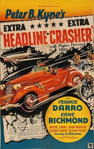 <i>Headline Crasher</i> 1936 film directed by Leslie Goodwins