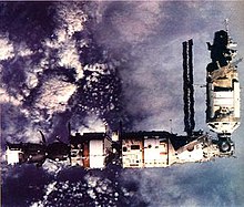 Mir following the arrival of Kvant-2 in 1989