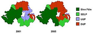 Mapa Eleitoral da Irlanda do Norte 2005.jpg