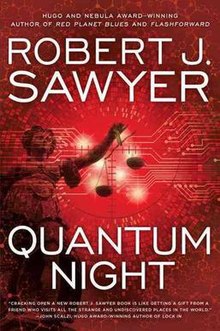 Quantum Night, Robert J. Sawyer, naslovnica knjige.jpg