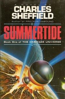 First edition (publ. Del Rey Books)
Cover art by Barclay Shaw SummertideNovel.jpg