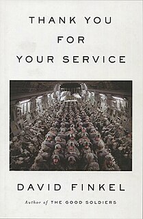 <i>Thank You for Your Service</i> (book) 2013 nonfiction book by David Finkel