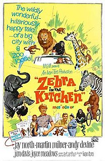 <i>Zebra in the Kitchen</i> 1965 film by Ivan Tors