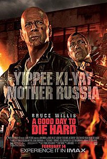 <i>A Good Day to Die Hard</i> 2013 action film directed by John Moore