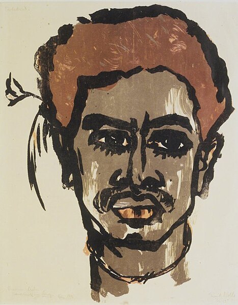 File:Brooklyn Museum - South Sea Islander (Südsee-Insulaner II) - Emil Nolde.jpg