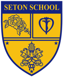 Училище Seton School (Manassas Virginia) School Crest.png