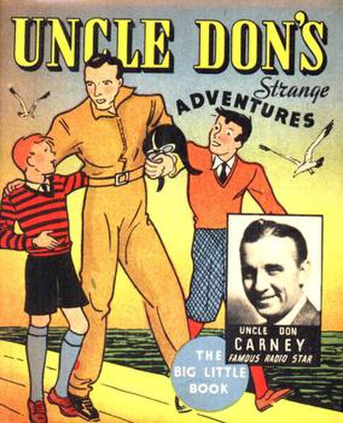Uncle Don's Strange Adventures, a 1936 Big Little Book, featured a story about radio host Uncle Don and his adventures with a mystery cruiser.