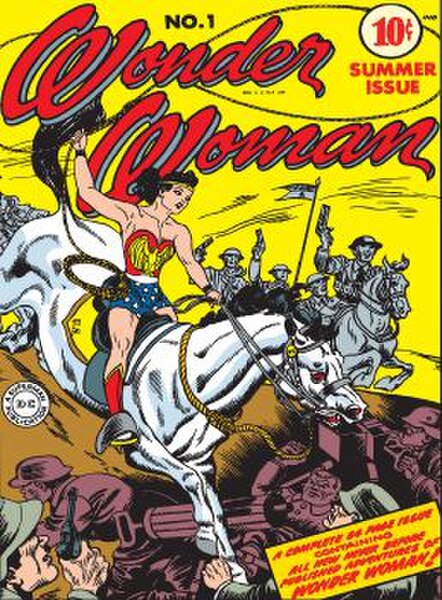 Cover of Wonder Woman #1 (summer 1942), art by Harry G. Peter