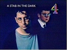 A promotional image, showing Baddiel (l) and Gove (r). A Stab In The Dark Gove Baddiel.jpg