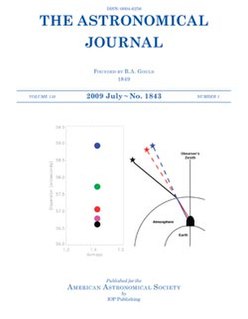 <i>The Astronomical Journal</i> scientific journal