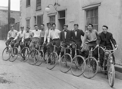 Bicycle messenger boys, Salt Lake City, 1912