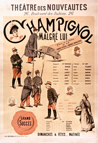 <i>Champignol malgré lui</i> French farce