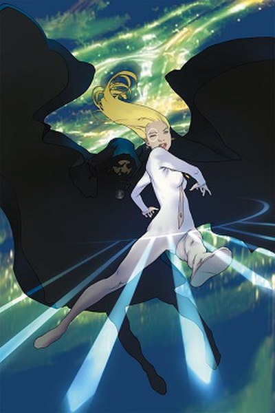 Textless cover of Runaways #11 (February 2004). Art by Joshua Middleton.