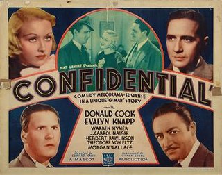 <i>Confidential</i> (1935 film) 1935 film by Edward L. Cahn