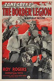 <i>The Border Legion</i> (1940 film) 1940 film by Joseph Kane
