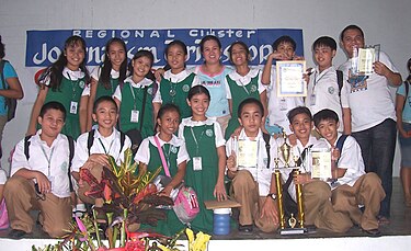 Young campus journalists during the awarding ceremony of 2007 Golden Pen Awards Up The Hill Staff of JJS.jpg