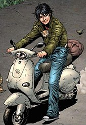 Amadeus Cho with Kirby the Coyote in The Incredible Hulk vol 2 #106 (July 2007). Art by Gary Frank.