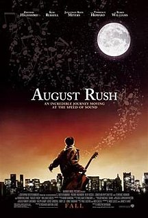 <i>August Rush</i> 2007 American film directed by Kirsten Sheridan