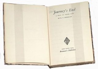 <i>Journeys End</i> 1929 play written by R. C. Sherriff