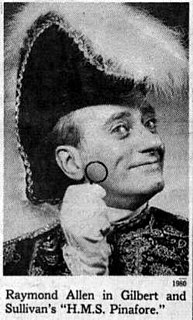 Raymond Allen (stage actor) American singer, actor and comedian