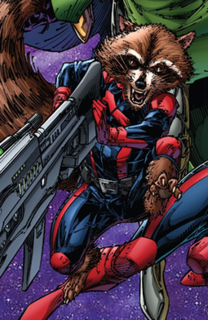 Rocket Raccoon Marvel Comics fictional character